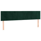 Bettgestell ohne Matratze Dunkelgrün 120x190 cm Samt