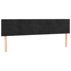 Bettgestell ohne Matratze Schwarz 120x190 cm Samt