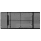 Garten Essgruppe mit Kissen 7 pcs Schwarz Poly-Rattan