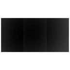 Garten Essgruppe mit Kissen 5 pcs Schwarz Poly-Rattan