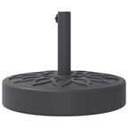 Sonnenschirmständer für Ø38/48 mm Mast 25 kg Rund