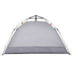 Strandzelt 2 Personen Grau Quick Release Wasserdicht