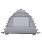 Strandzelt 2 Personen Grau Quick Release Wasserdicht