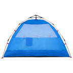 Strandzelt 2 Personen Azurblau Quick Release Wasserdicht