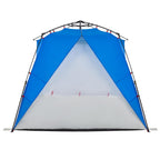 Strandzelt 4 Personen Azurblau Quick Release Wasserdicht