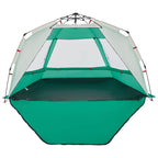 Strandzelt 3 Personen Seegrün Quick Release Wasserdicht