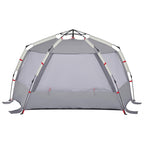 Strandzelt 3 Personen Grau Quick Release Wasserdicht