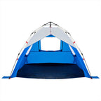 Strandzelt 3 Personen Azurblau Quick Release Wasserdicht