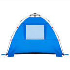 Strandzelt 3 Personen Azurblau Quick Release Wasserdicht