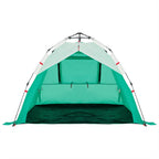 Strandzelt 3 Personen Seegrün Quick Release Wasserdicht