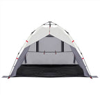 Strandzelt 3 Personen Grau Quick Release Wasserdicht