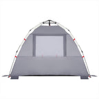 Strandzelt 3 Personen Grau Quick Release Wasserdicht