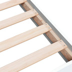 Bettgestell ohne Matratze Weiß 160x200 cm Holzwerkstoff