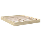 Bettgestell ohne Matratze Sonoma-Eiche 160x200 cm Holzwerkstoff