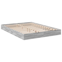 Bettgestell Grau Sonoma 140x200 cm Holzwerkstoff