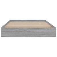 Bettgestell Grau Sonoma 100x200 cm Holzwerkstoff