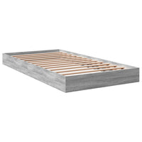 Bettgestell Grau Sonoma 90x190 cm Holzwerkstoff