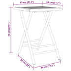 3-tlg. Bistro-Set Bambus