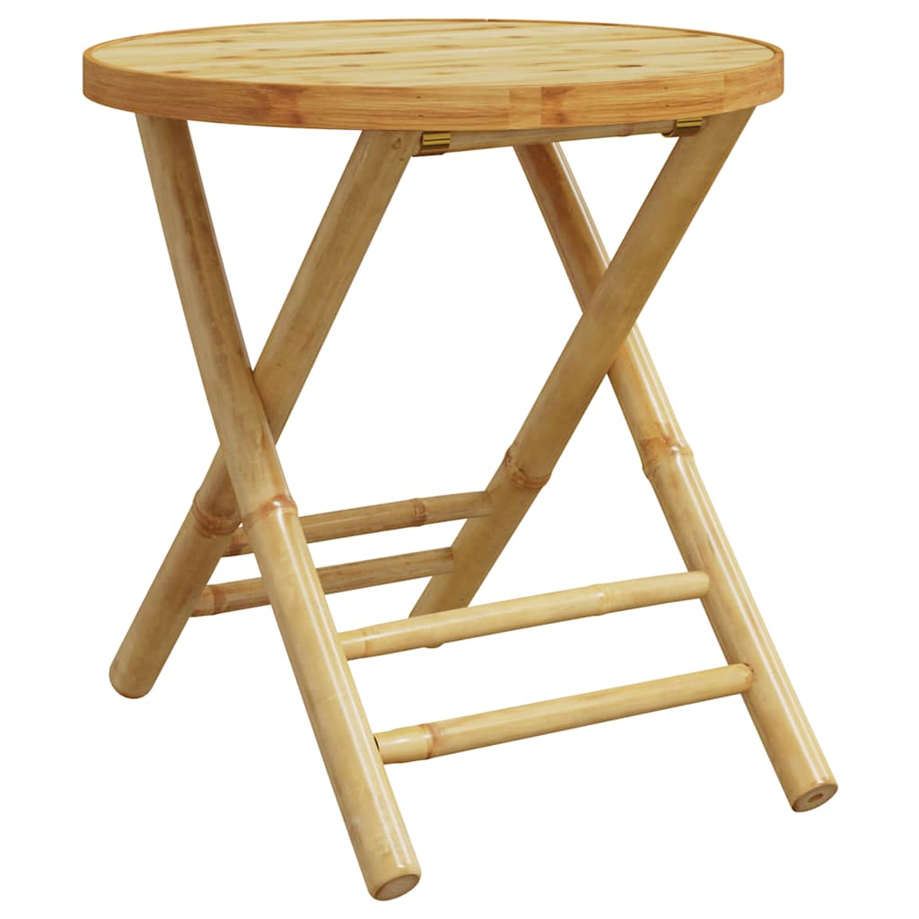 3-tlg. Bistro-Set Bambus