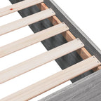 Bettgestell Grau Sonoma 120x190 cm Holzwerkstoff
