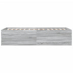 Bettgestell Grau Sonoma 90x190 cm Holzwerkstoff