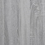 Bettgestell Grau Sonoma 100x200 cm Holzwerkstoff