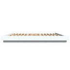 Bettgestell mit LED Weiß 180x200 cm Holzwerkstoff