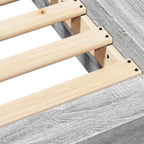 Bettgestell Grau Sonoma 160x200 cm Holzwerkstoff