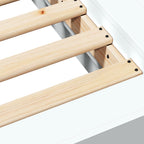 Bettgestell Weiß 90x200 cm Holzwerkstoff