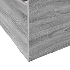 Bettgestell mit Schubladen Grau Sonoma 150x200 cm Holzwerkstoff