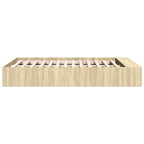Bettgestell Sonoma-Eiche 120x190 cm Holzwerkstoff