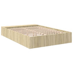 Bettgestell Sonoma-Eiche 120x190 cm Holzwerkstoff