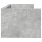 Tagesbett mit Schubladen ohne Matratze Betongrau 90x190 cm