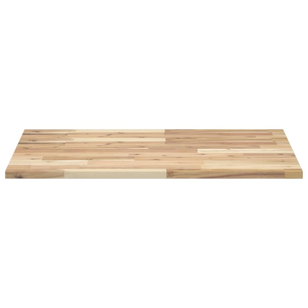 Schreibtischplatte Unbehandelt 100x60x2 cm Massivholz Akazie