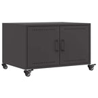 Couchtisch Schwarz 68x50x43,5 cm Stahl