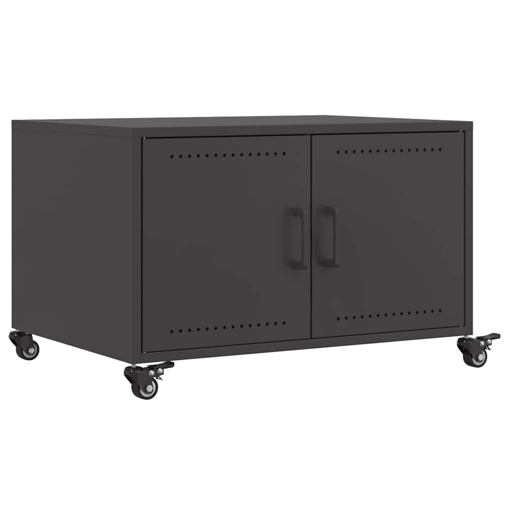 Couchtisch Schwarz 68x50x43,5 cm Stahl