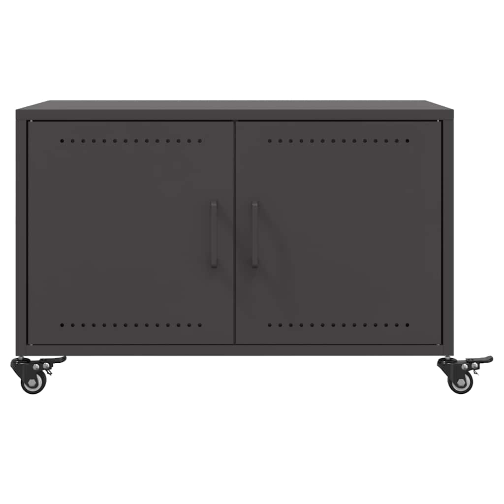 Couchtisch Schwarz 68x50x43,5 cm Stahl