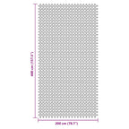 Zeltteppich Anthrazit 4x2 m