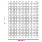 Zeltteppich Anthrazit 2,5x2 m
