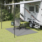 Zeltteppich Anthrazit 2,5x2 m