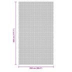 Zeltteppich Blau 4,5x2,5 m