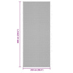 Zeltteppich Blau 6x2,5 m