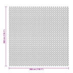 Zeltteppich Blau 3x3 m