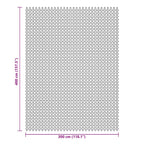 Zeltteppich Blau 4x3 m