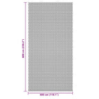 Zeltteppich Blau 6x3 m