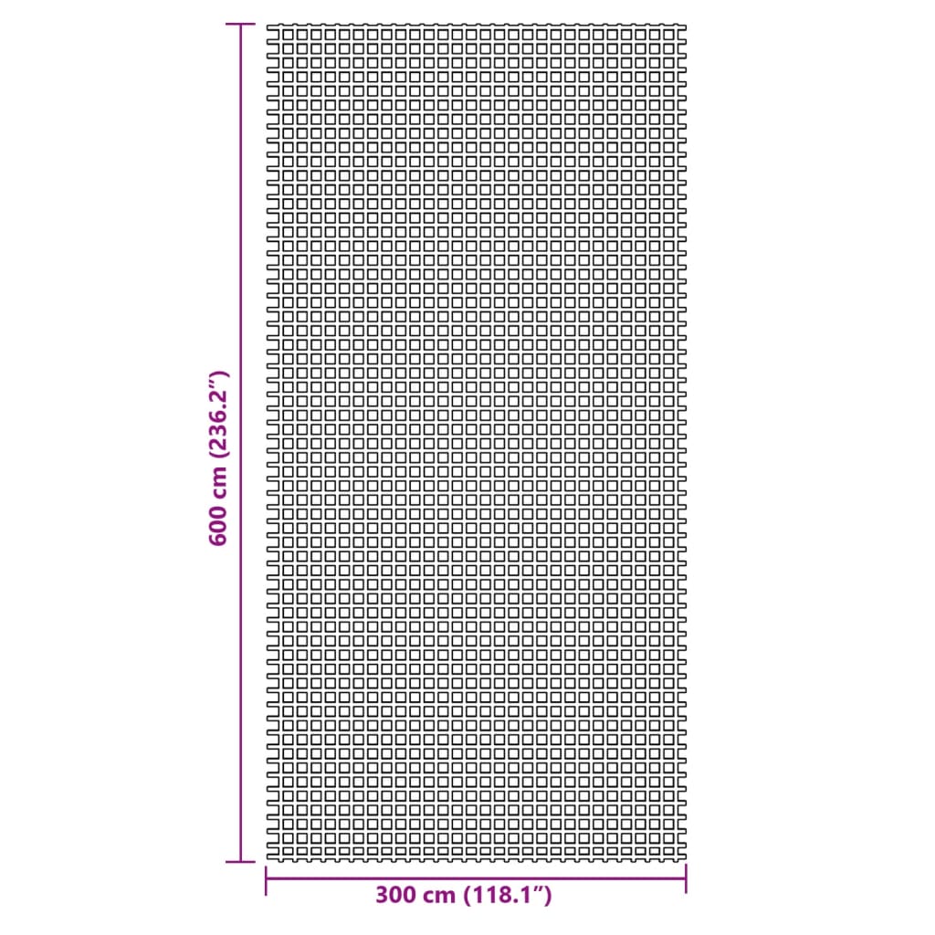 Zeltteppich Grün 6x3 m