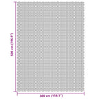 Zeltteppich Creme 5x3 m