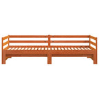 Tagesbett Ausziehbar ohne Matratzen 90x190 cm Massivholz