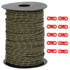 Zeltleine Reflektierend mit Seilspannern 50 m 3 mm