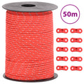 Zeltleine Reflektierend mit Seilspannern 50 m 3 mm